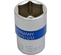 Головка торцевая 30230-19 19 мм, 1/2"DR, 6-гранная, хром-ванадий KING ROY 12976