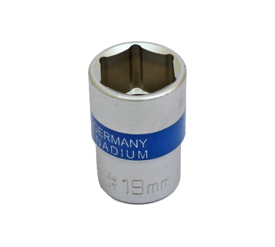 Головка торцевая 30230-19 19 мм, 1/2"DR, 6-гранная, хром-ванадий KING ROY 12976 1