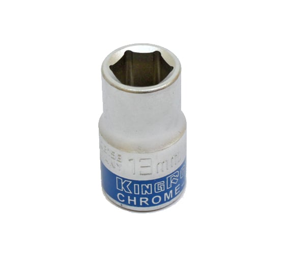 Головка торцевая 30230-13 13 мм, 1/2"DR, 6-гранная, хром-ванадий KING ROY 12970