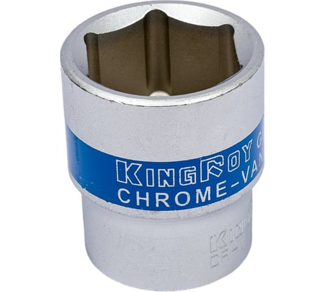 Головка торцевая 30230-23 23 мм, 1/2"DR, 6-гранная, хром ванадий KING ROY 32053