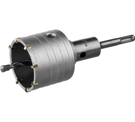 Коронка с державкой по бетону ЗУБР Профессионал 65 мм, SDS-Plus 2918-65_z01