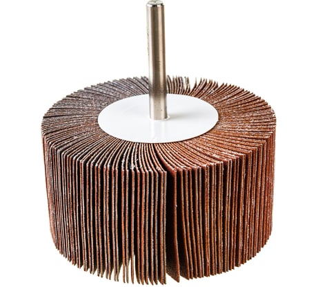 Круг веерный лепестковый (40х80 мм; Р180) Зубр 36604-180