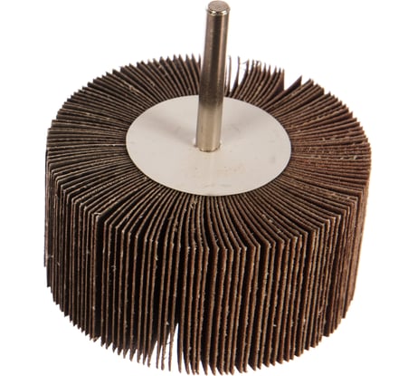 Круг веерный лепестковый (40х80 мм; Р120) Зубр 36604-120