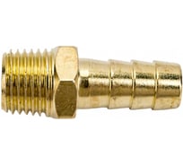 Соединение наружная резьба 1/4" - елочка 10 мм, латунь ECO AB-MT14/E10