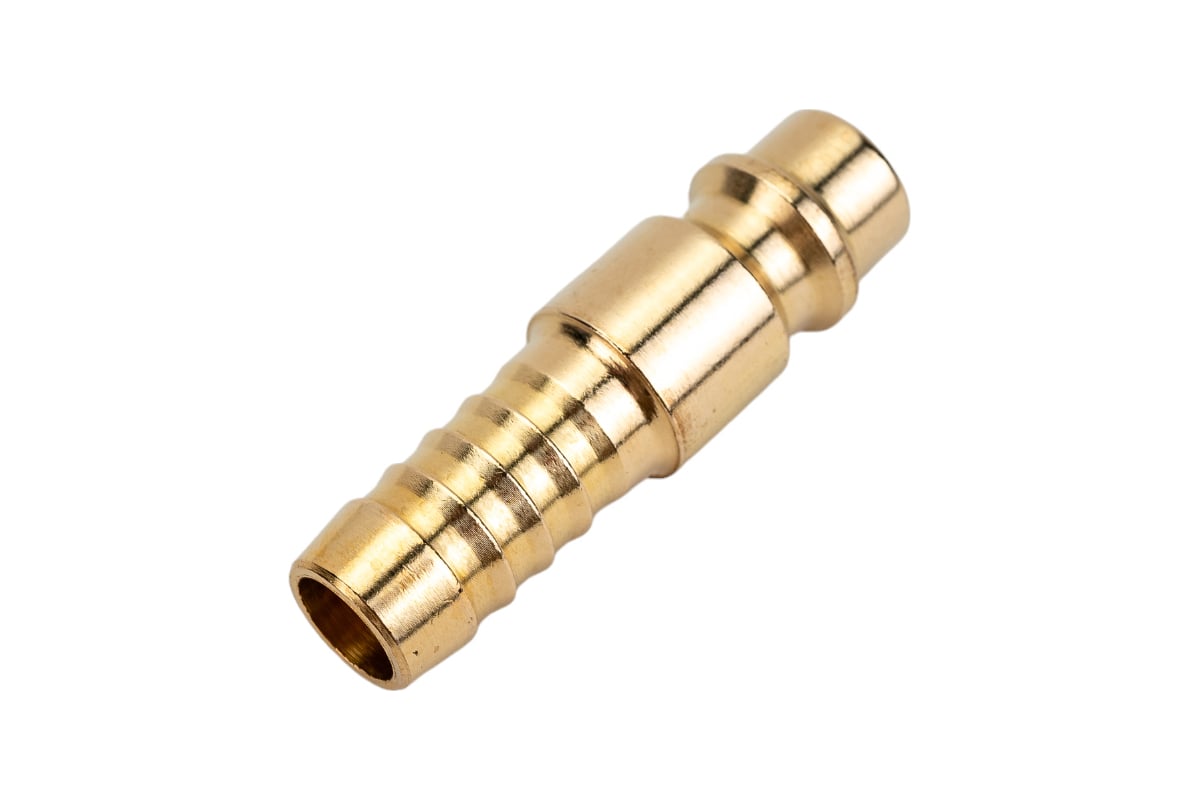 Разъемное соединение быстросъем папа - елочка 10 мм, латунь ECO AB-M ...