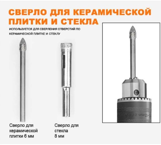 Набор аксессуаров для шуруповёрта 9 шт GOODKING M2-C00009