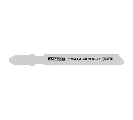 Пилки "PROFI" (Bi-Metal; шаг 1,4 мм; 50 мм; 3 шт.) по металлу для электролобзиков STAYER 15994-1,4 1