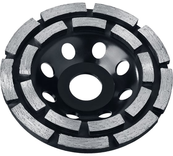 Двухрядная алмазная шлифовальная чашка STAYER Double d 180 мм, 33381-180