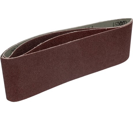 Лента шлифовальная универсальная 3 шт. для ЛШМ (75х533 мм; Р80) STAYER 35442-080