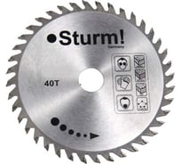 Диск по дереву (230х32 мм; 40 зубьев) для циркулярной пилы STURM 9020-01-230x32-40