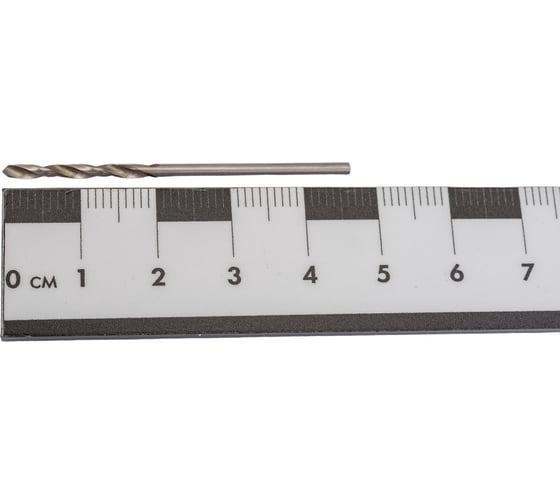 Сверло по металлу шлифованное HSS-G DIN 338 2х24х49 мм, 10 шт D.BOR D-TD-338-HSS-020-10
