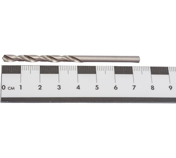 Сверло по металлу шлифованное HSS-G DIN 338 4х43х75 мм, 10 шт D.BOR D-TD-338-HSS-040-10