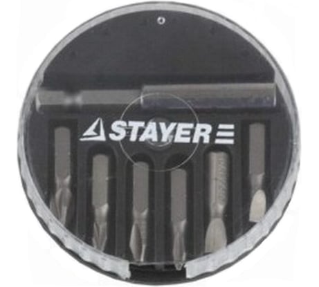 Набор бит "MASTER" (7 предметов) STAYER 26073-H7