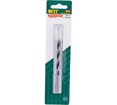 Сверло спиральное HQ (7 мм; CrV) по дереву Fit 36064