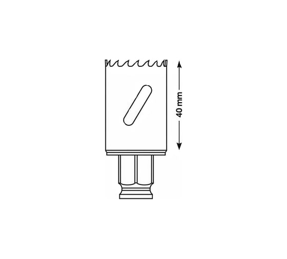 Коронка пильная PROGRESSOR (98 мм; 40 мм; HSS) BOSCH 2608584655