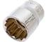 Головка 12-гранная зеркальная (25 мм, 1/2"DR) 411225B-X AIST 00-00025060 1