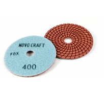 Диск алмазный гибкий черепашка Fox 100 мм, № 400, мокрый рез, 10 шт Novocraft PPTSW1000400