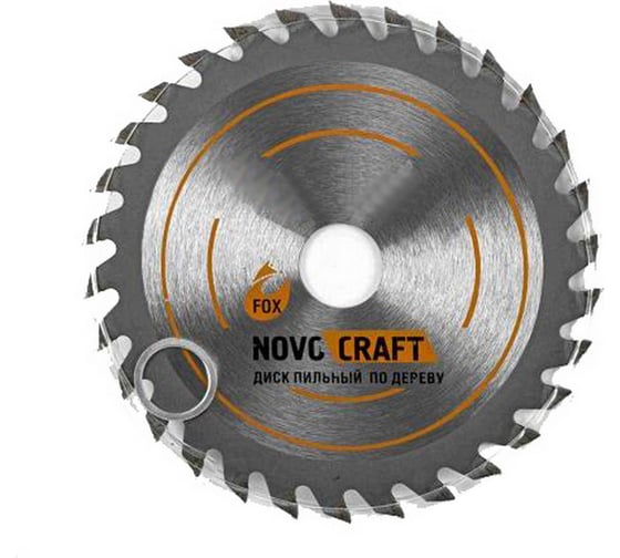 Диск пильный пo дереву Fox 230x1.6x30/25.4 мм, 60 зубьев, 1 шт NOVOCRAFT TCT230603025