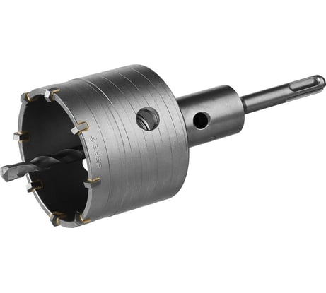 Коронка с державкой по бетону ЗУБР Профессионал 73 мм, SDS-Plus 2918-73_z01