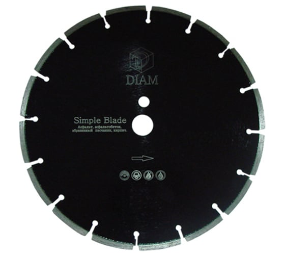 Круг алмазный Simple Blade (400 мм; 25.4 мм) для резчиков швов Diam 000095 1