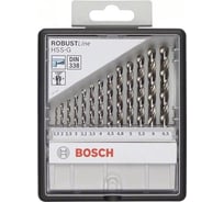 Набор сверл Robust Line по металлу 13 шт. (1,5-6,5 мм; HSS-G) Bosch 2607010538