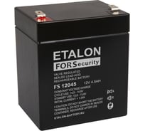 Аккумулятор ETALON FS 12045 (12 В, 4.5 Ач) Etalon Battery 00-00006438