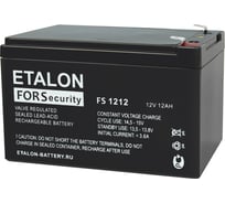 Аккумулятор ETALON FS 1212 (12 В, 12 Ач) Etalon Battery 00-00006440