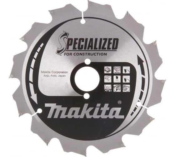 Пильный диск для строительных работ 210x30 мм, 14T FTG Makita B-31310