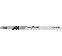 Полотна пильные Т1В Clean for Wood для лобзика 5 шт. (96 мм; HCS) Bosch 2608630000