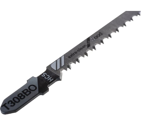Полотна пильные Т 308 BO Extraclean for Wood для лобзика 5 шт. (117 мм; HCS) Bosch 2608663868