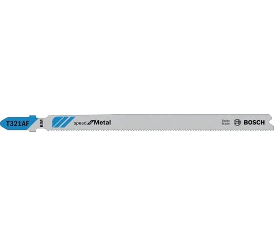 Полотна пильные T321AF Speed for Metal 5 шт. (132 мм; BIM) Bosch 2608636705 1