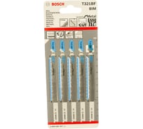 Полотно пильное T321BF Speed for Metal 5 шт. (132 мм; BIM) Bosch 2608636707