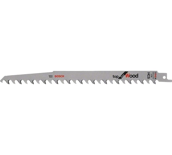 Пилки S1542K Top for Wood для ножовок 25 шт. (240 мм; HCS) Bosch 2608653065