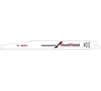 Полотна пильные S3456XF Progressor for Wood and Metal 25 шт. (200 мм; BIM) Bosch 2608657938