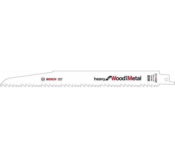 Полотна пильные S1110VF Heavy for Wood and Metal 5 шт. (225 мм; BIM) Bosch 2608657610