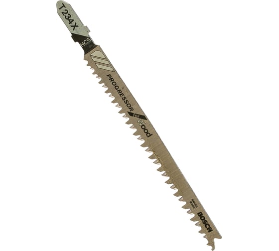 Полотна пильные Т234Х Progressor for Wood для лобзика 100 шт. (91 мм; HCS) BOSCH 2.608.633.A41 1