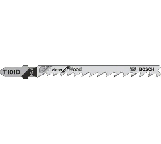 Полотна пильные T101D Clean for Wood 25 шт. (100 мм; HCS) BOSCH 2.608.633.577
