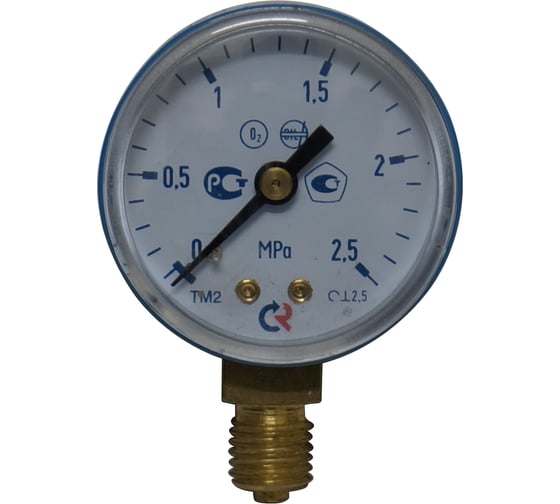 Манометр БАМЗ МДМ-25 50 мм, М12х1.5, 25 атм Brima 0009147