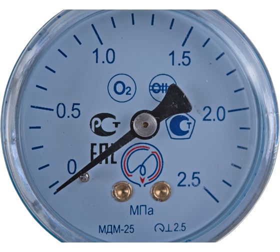 Манометр БАМЗ МДМ-25 50 мм, М12х1.5, 25 атм Brima 0009147