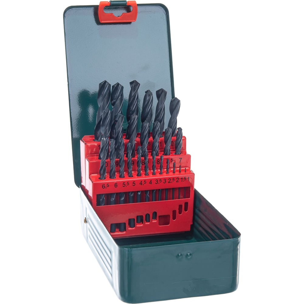Набор сверл по металлу 25 шт. (d 1-13 мм) HSS-R Metabo 627152000 ...