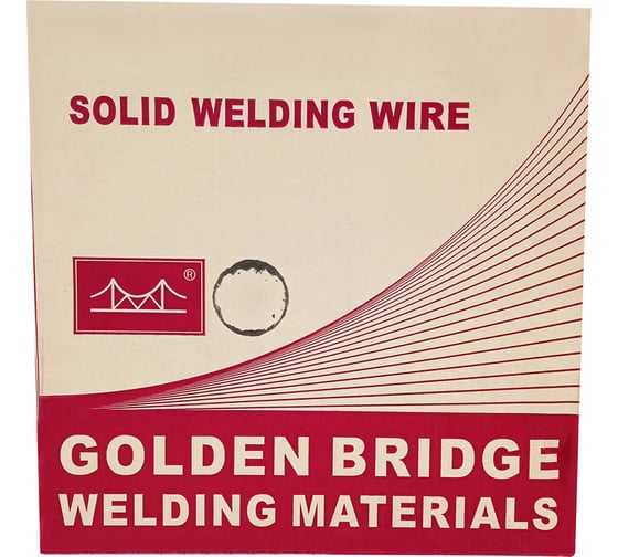 Проволока сварочная полированная JQ.MG50-6 N/ER70S-6 0.8 мм, 15 кг GOLDEN BRIDGE 149 1
