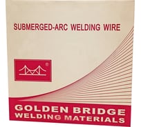 Проволока сварочная омедненная под флюс JQ.H08MnA/EM12 3 мм, 25 кг GOLDEN BRIDGE 831
