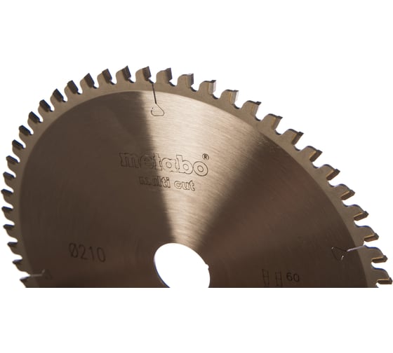 Диск пильный универсальный HM (210х30 мм; Z60) для KGS 255 Metabo 628079000