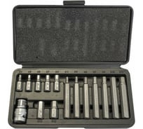 Набор бит с битодержателем (15 предметов; HEX; 1/2") ROCKFORCE RF-4155C