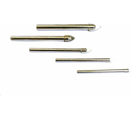 Набор сверел по стеклу и плитке 5 шт ROCKFORCE RF-372S5(49315)