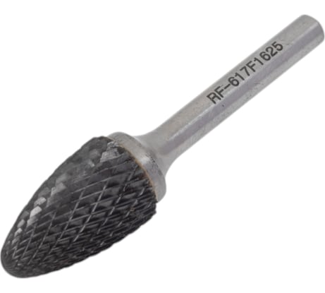 Шарошка коническая скругленная по металлу, в пластиковом футляре Rockforce RF-617F1625 RF-617F1625(49346)