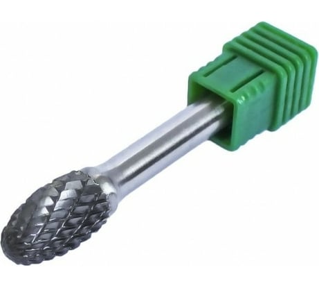 Шарошка сферическая вытянутая по металлу, в пластиковом футляре Rockforce RF-617E0813(49338)