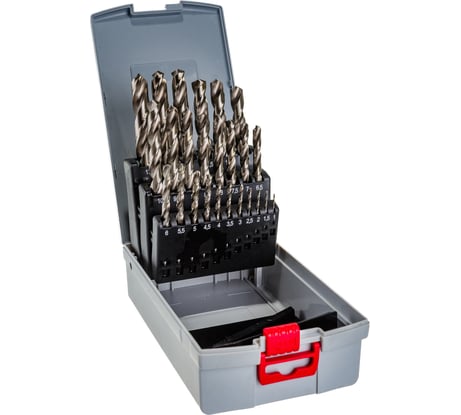 Набор сверл (19 шт; 1-10 мм; HSS-TiN) по металлу Bosch 2608587015