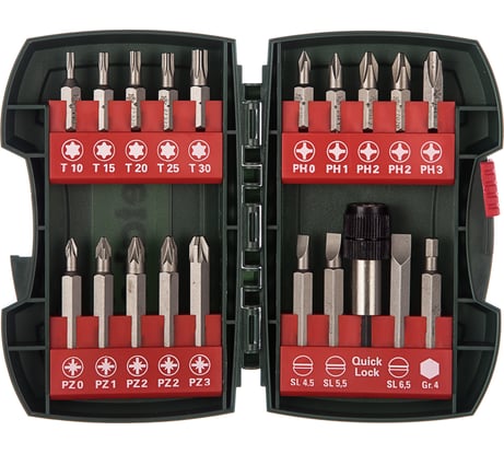 Набор бит 20 предметов Metabo 630454000