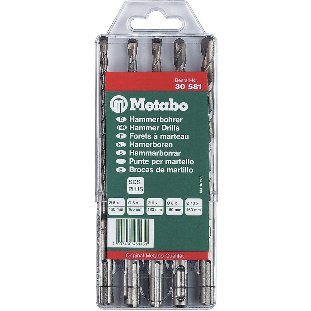 буров (5-10 мм; SDS-plus) Metabo 630581000 - выгодная цена .